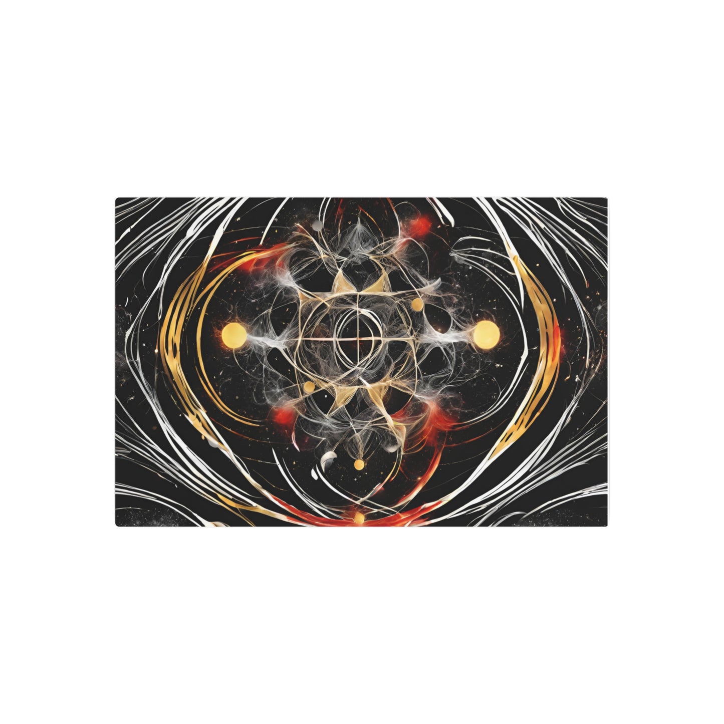 Elated Hippie Archangel Collection "Matrix within Matrix" Metal Art Piece