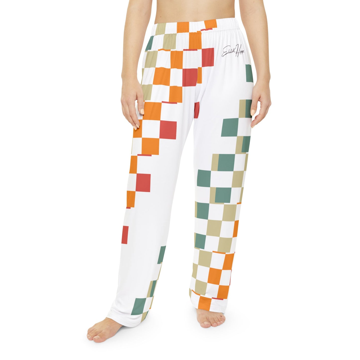 Elated Hippie Women's Modern Geometric Style Pajama Pants for Ultimate Comfort