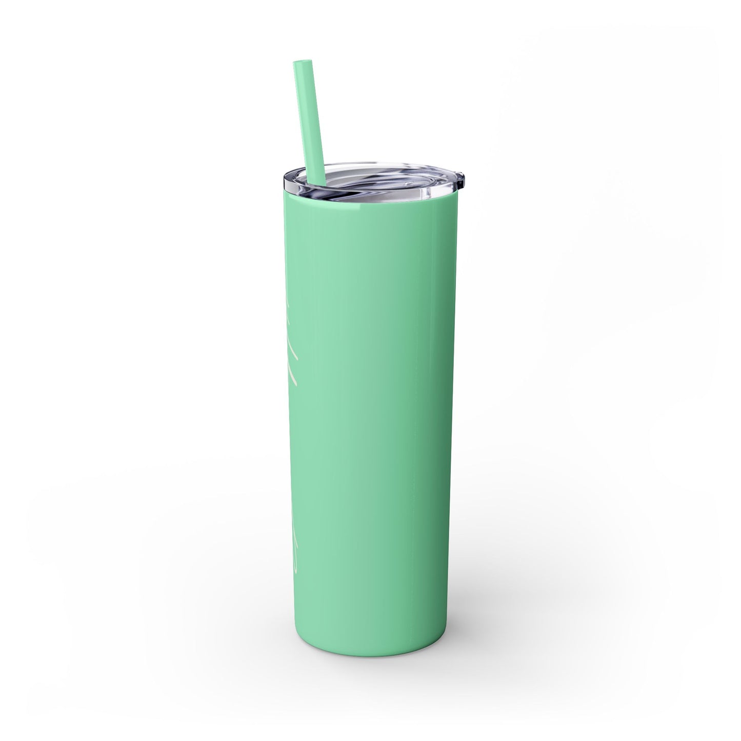 Elated Hippie 20oz Skinny Tumbler with Straw - Inspirational Drinkware for Eco-Conscious Lifestyle