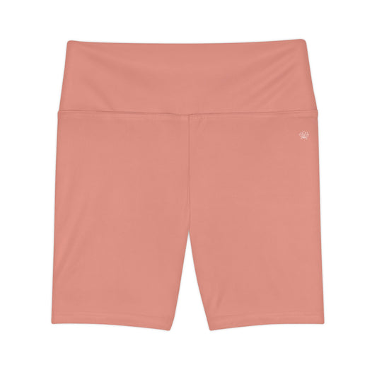 Elated Hippie Women's Workout Shorts - Dusty Coral