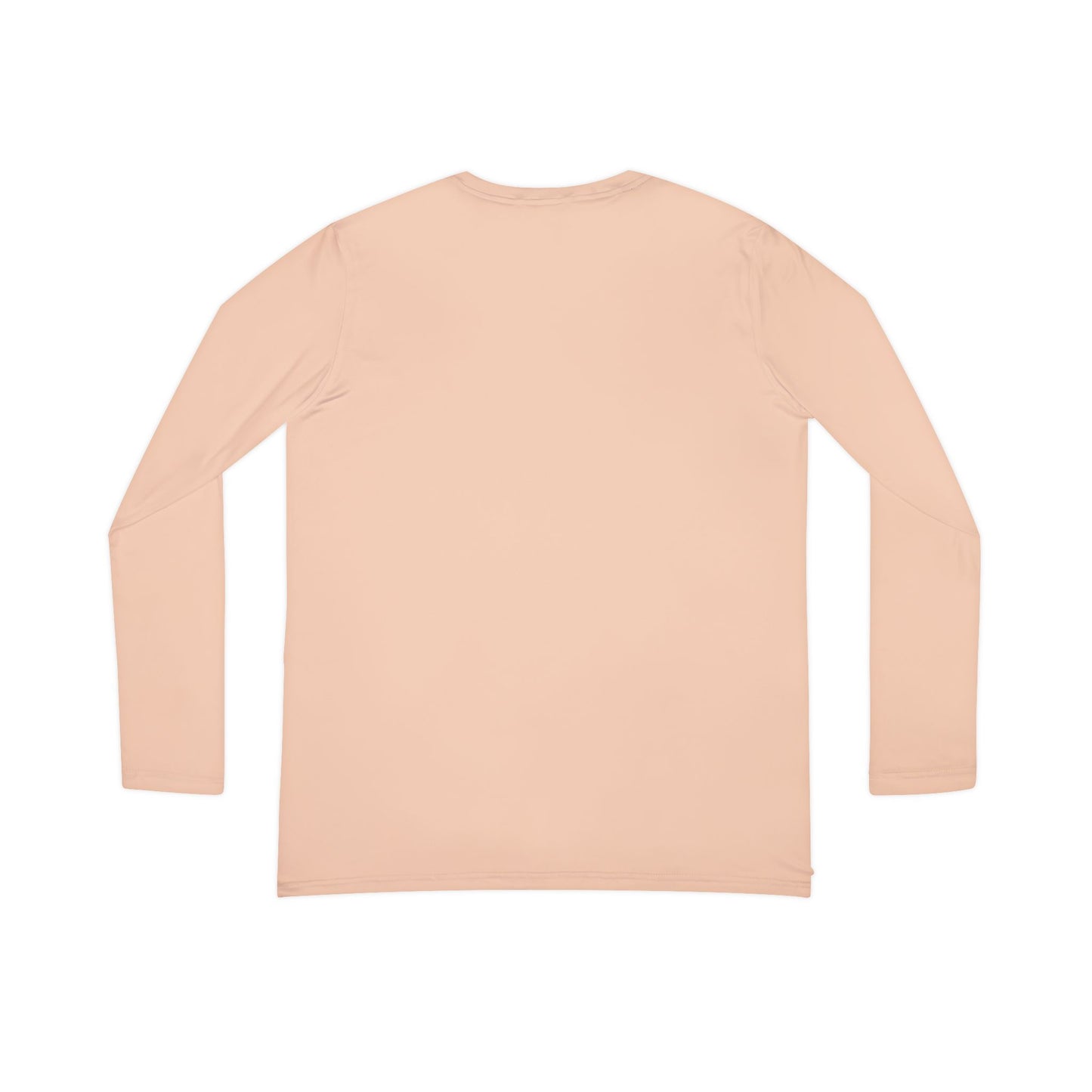 Elated Hippie - Light Peach Blush Pink Stylish Women's Long Sleeve V-Neck Shirt, Fashionable Casual Top, Perfect for Spring, Summer, and Layering, Gift for Her, Comfy