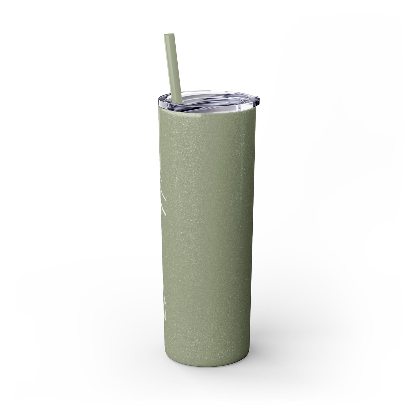 Elated Hippie 20oz Skinny Tumbler with Straw - Inspirational Drinkware for Eco-Conscious Lifestyle