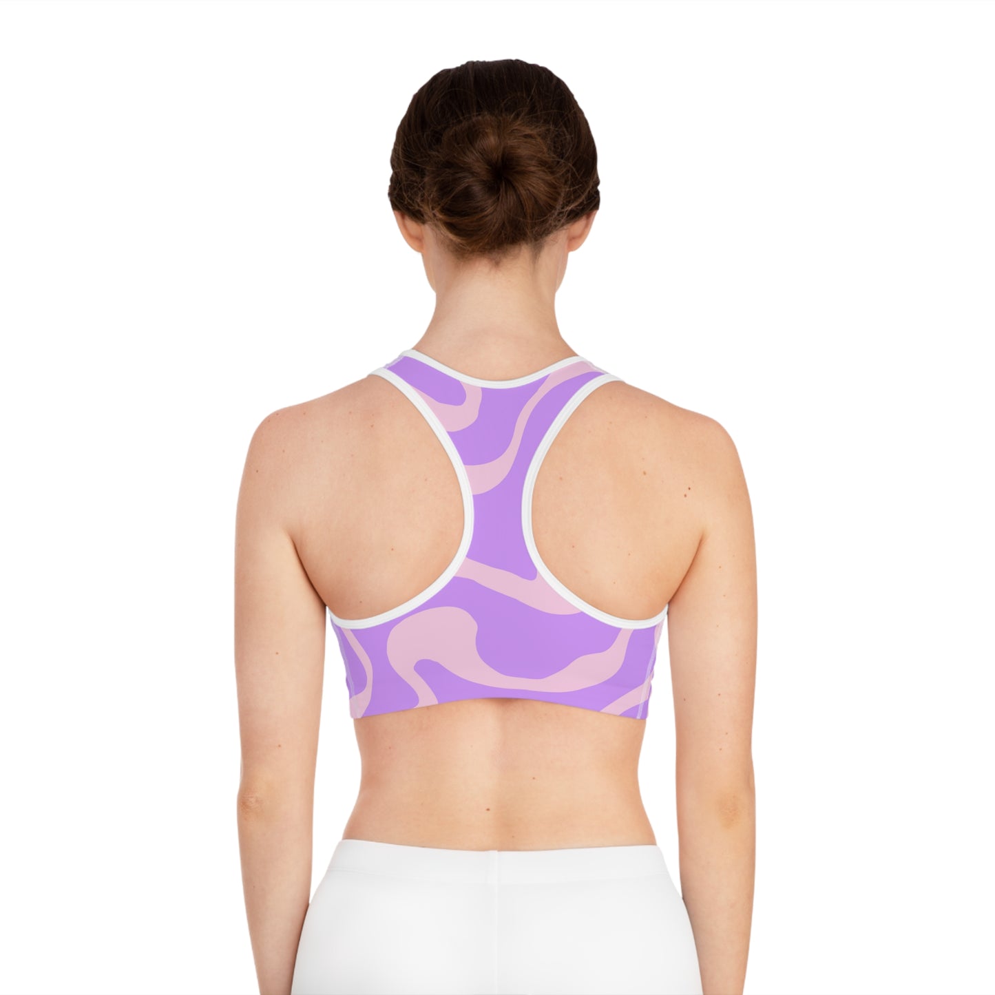 Elated Hippie "Electric Pink" Sports Bra - Stylish Activewear for Fitness Enthusiasts