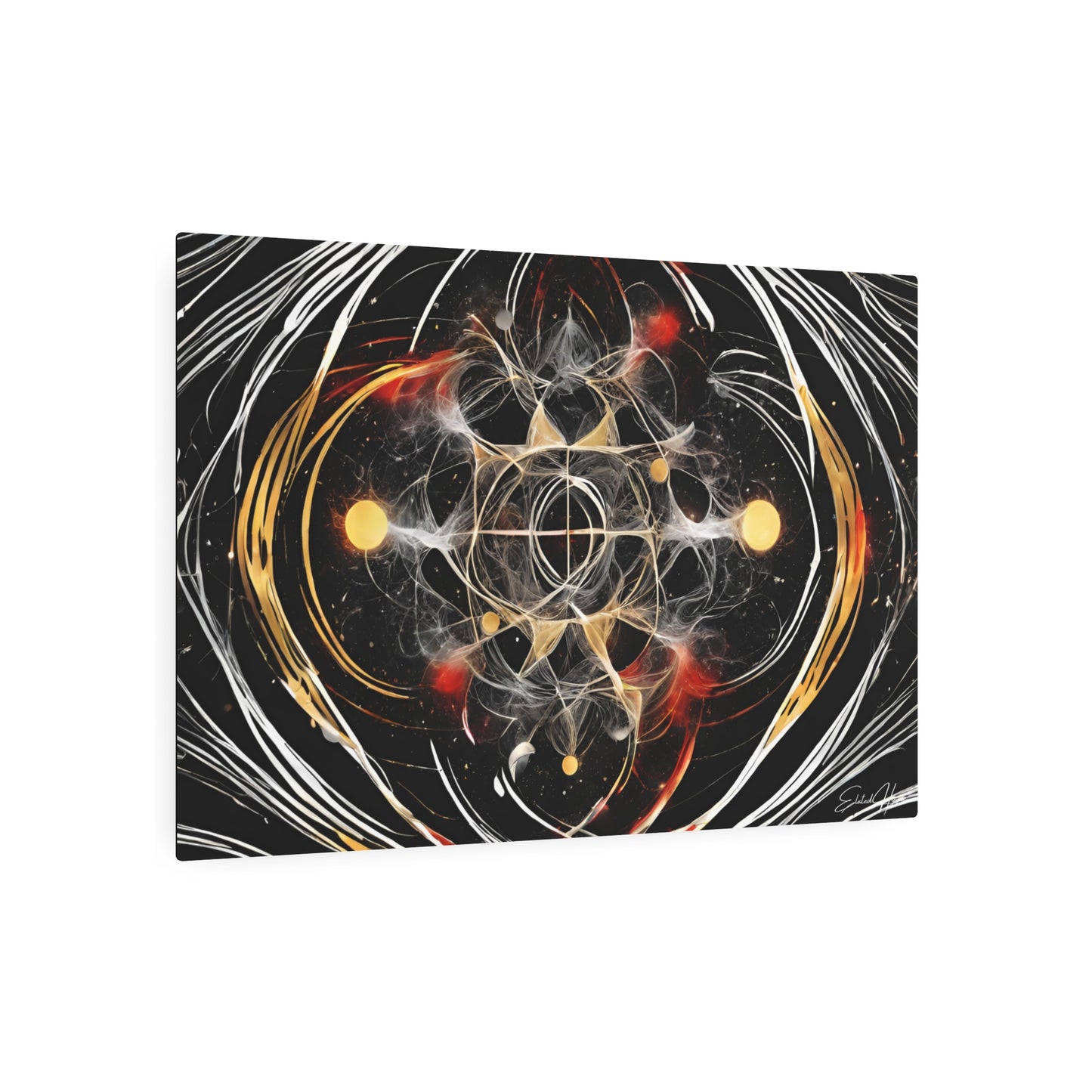 Elated Hippie Archangel Collection "Matrix within Matrix" Metal Art Piece