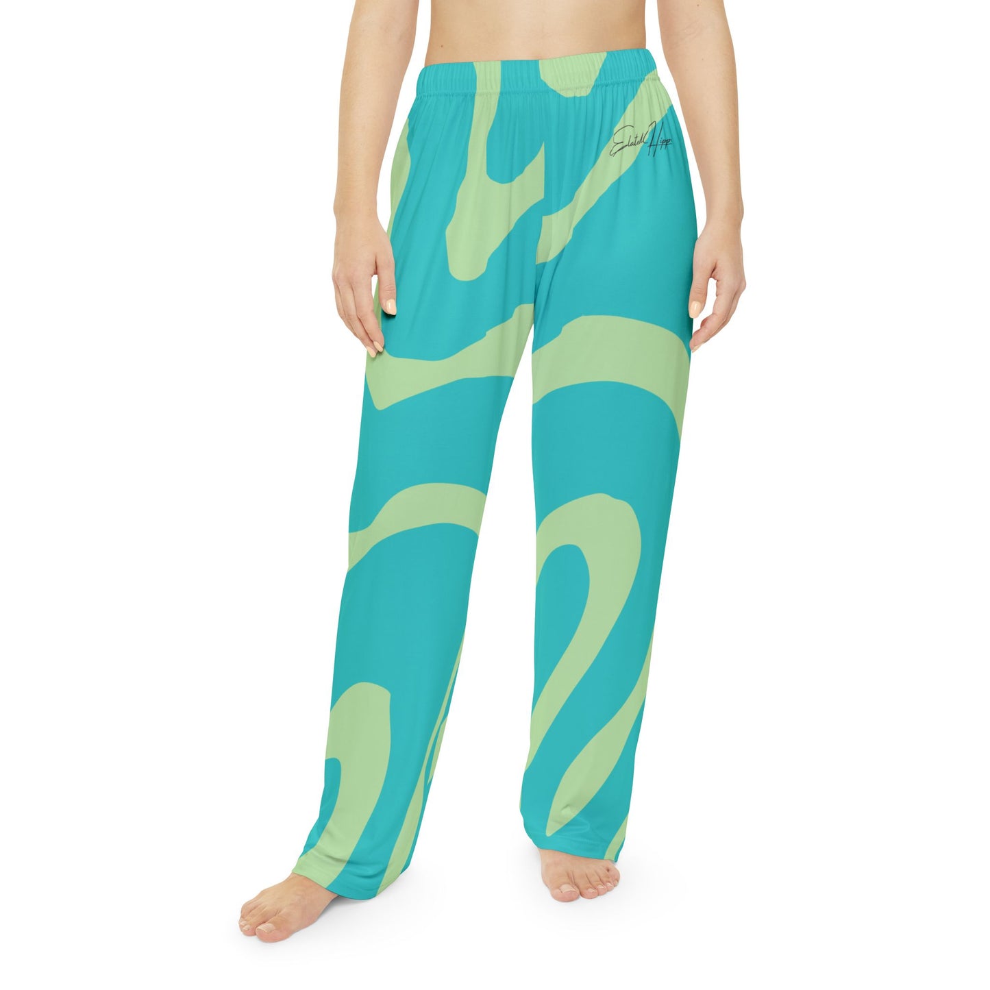 Elated Hippie "Electric Green" Cozy Pajama Pants for Ultimate Comfort