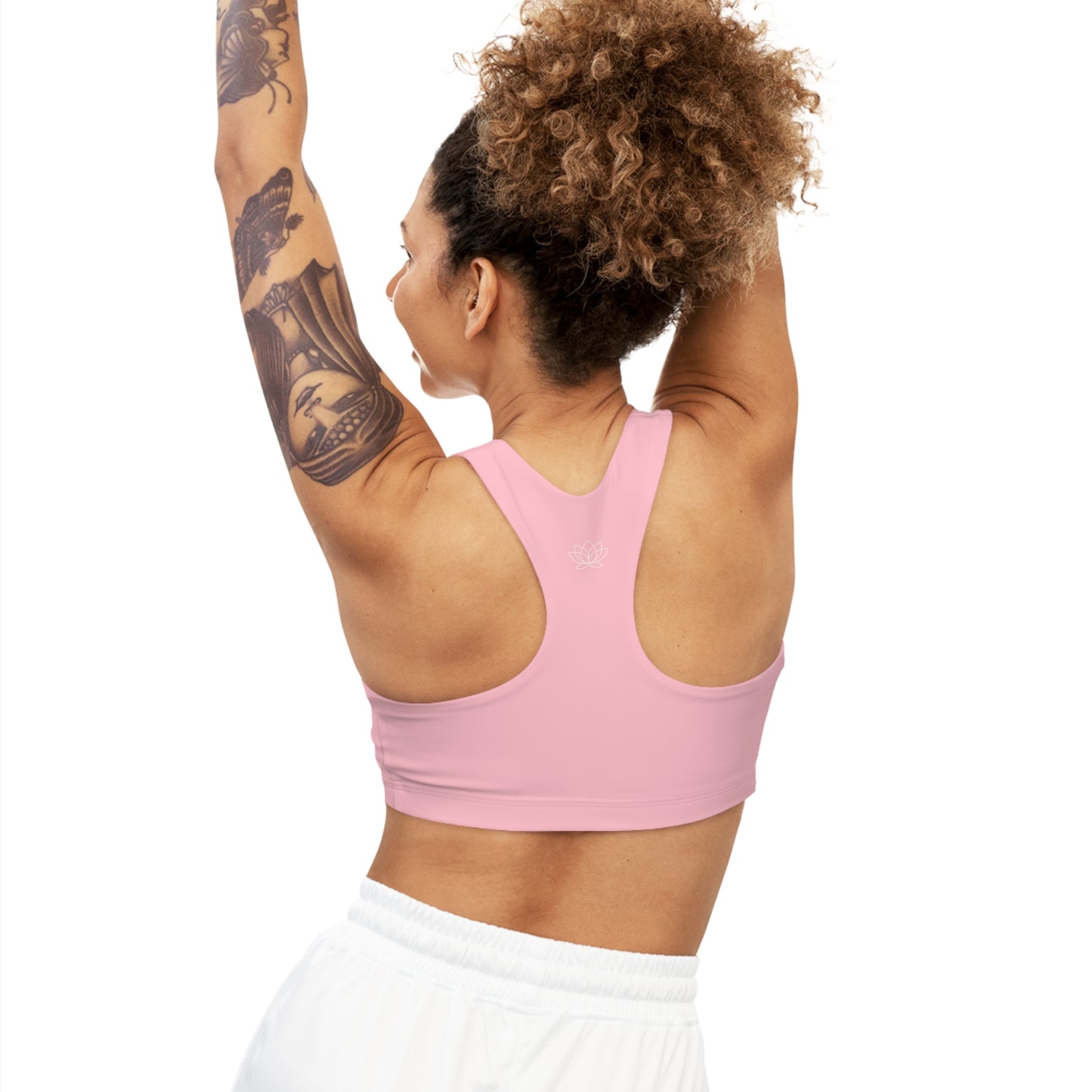 Elated Hippie EmpowerFlex Sports Bra - Pink Marshmallow