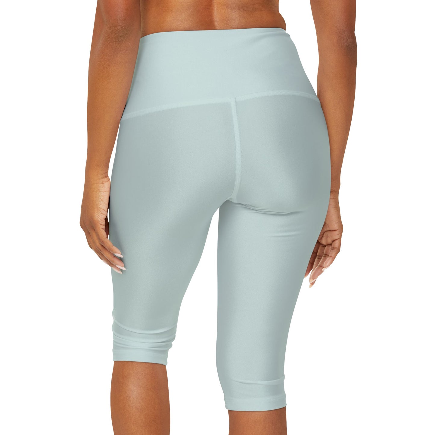 Elated Hippie EmpowerFlex Yoga Capri Leggings - Pale Seafoam