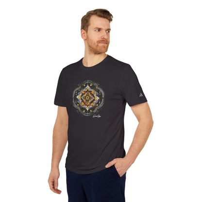 Elated Hippie "Black Into The AByss" Adidas Men's Sport T-shirt