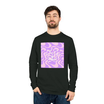 Elated Hippie Modern Geometric Long Sleeve Tee for Casual Style