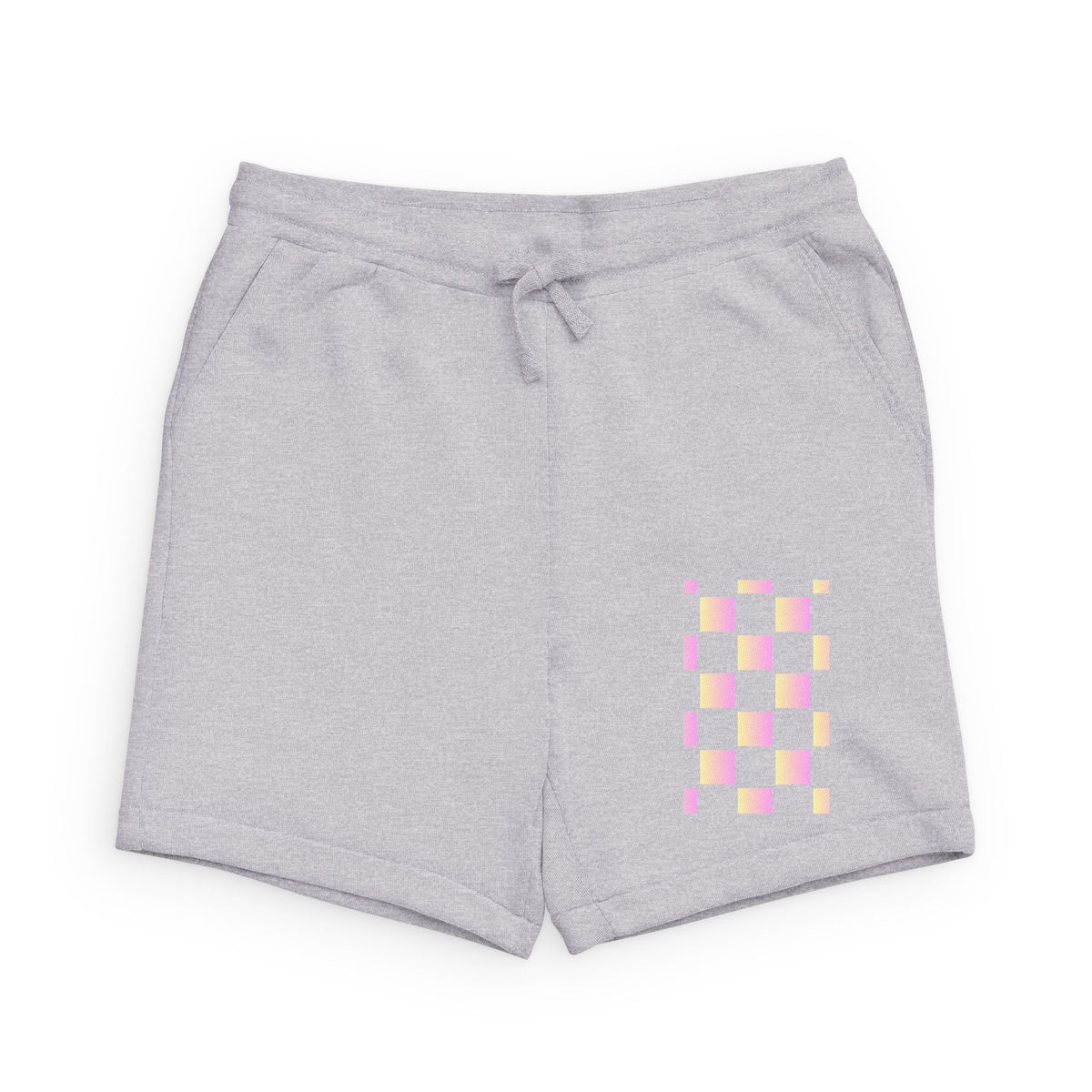 Elated Hippie Cotton Shorts — Pink Blush/ Yellow