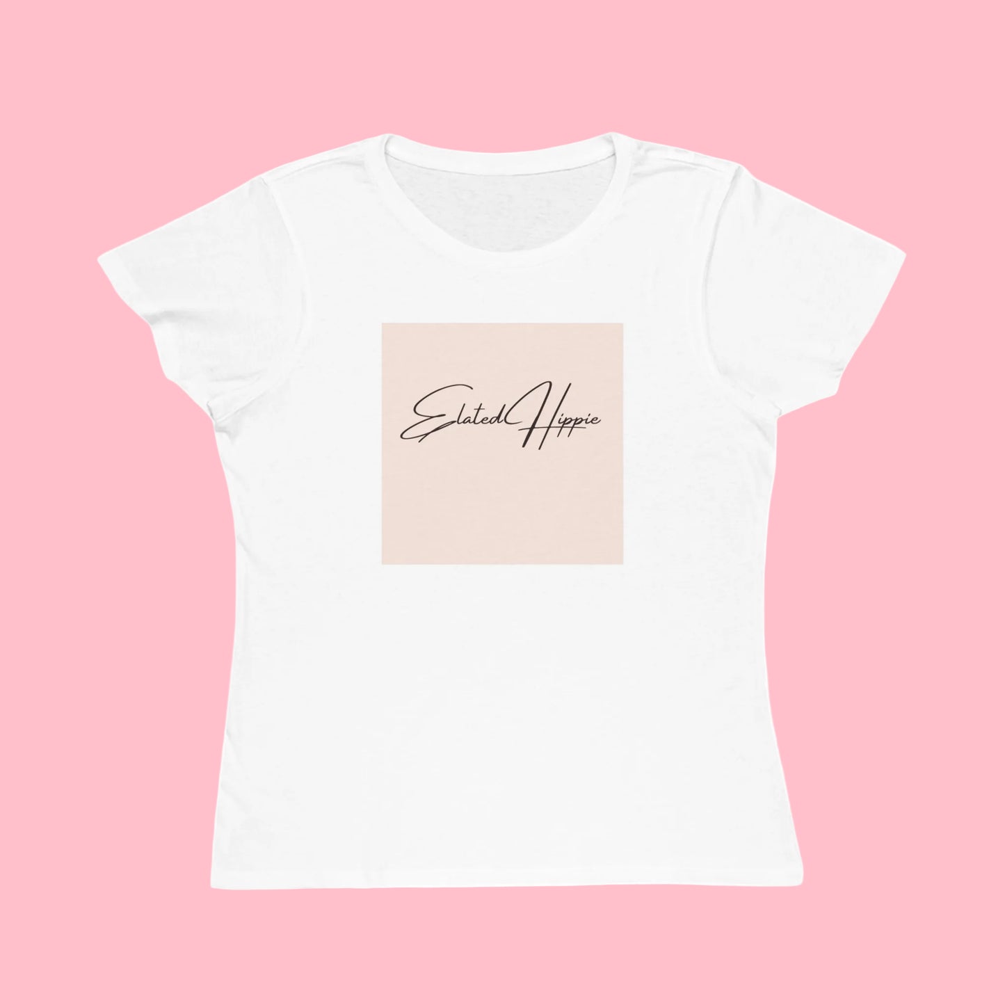 Elated Hippie Organic Women's T-Shirt - Comfortable & Eco-Friendly Casual Wear - Beach Babe