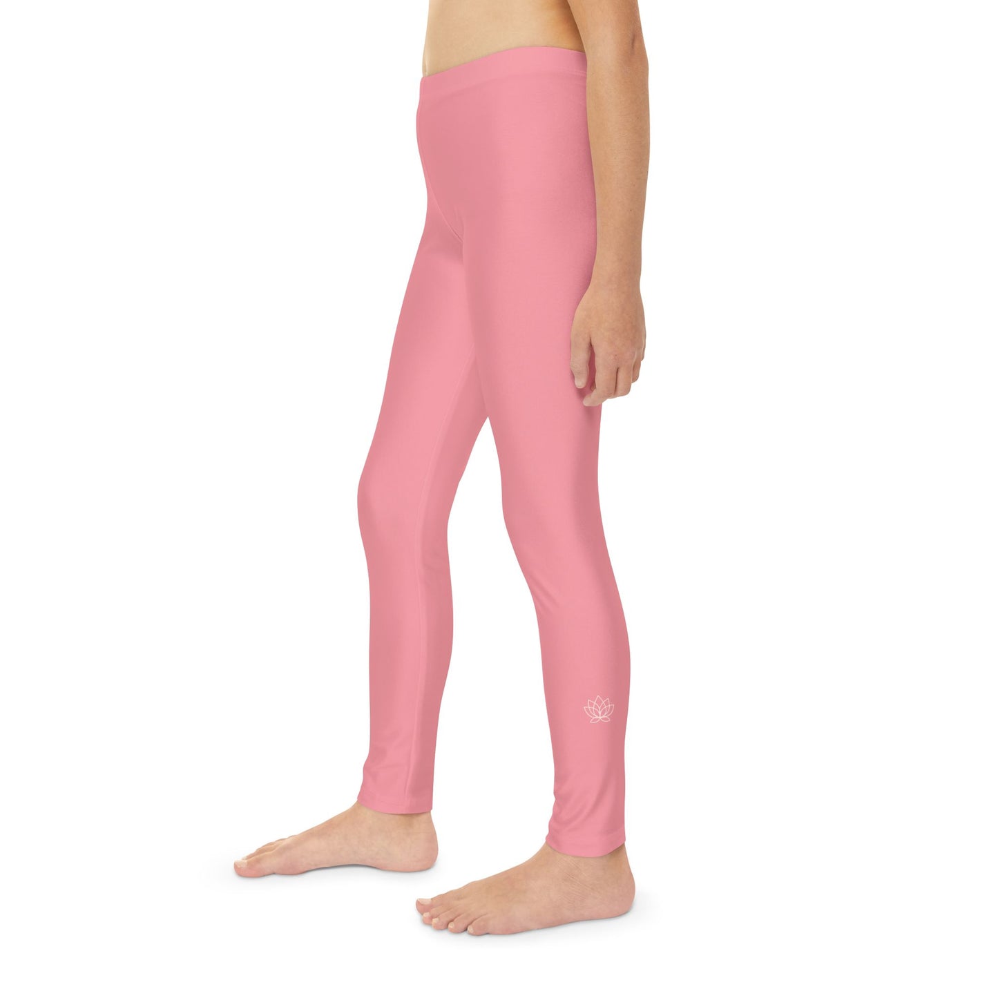 Elated Hippie Girl's Leggings – Soft, Stretchy, and Ready for Fun! 🦄✨ - Blush Pink