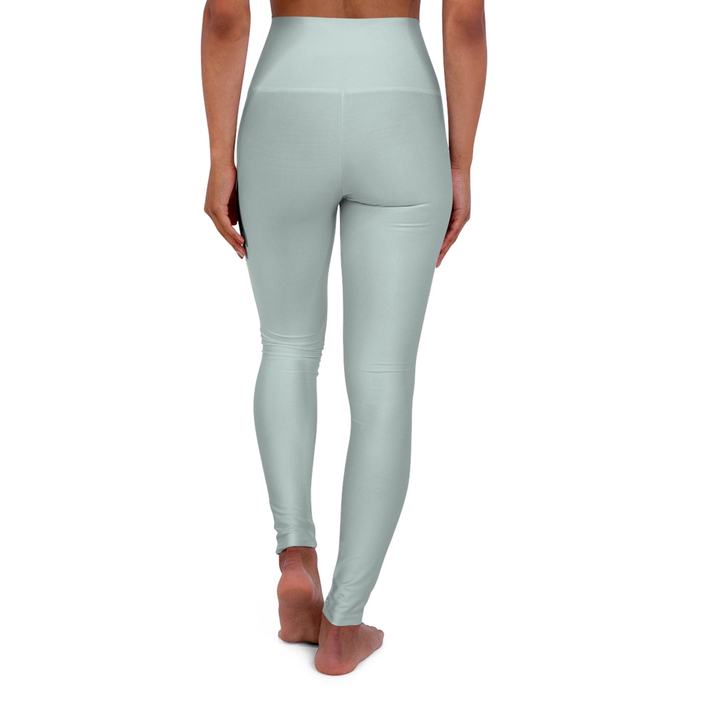 Elated Hippie  High-Waisted Yoga Leggings - Pale Seafoam