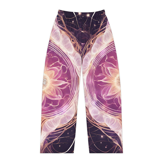 Elated Hippie "Lunar Elegance Flower of Life" Lounge Pants