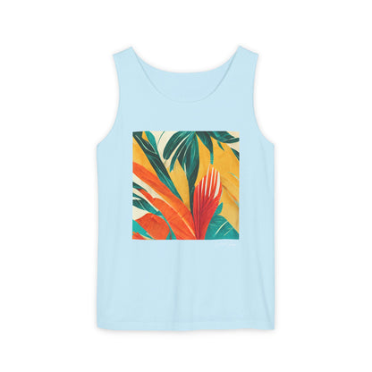 Elated Hippie "Palm in Paradise" Eco-Friendly Men's Tank Top