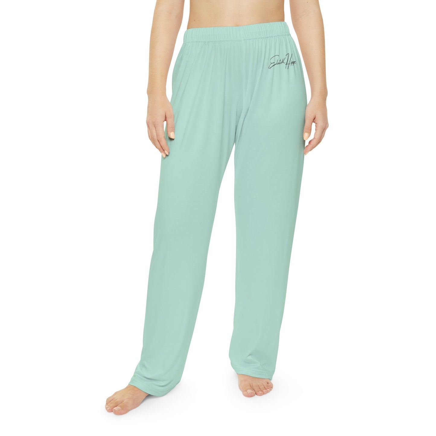 Elated Hippie Cozy Women's Pale Sea Foam Pajama Pants for Ultimate Comfort