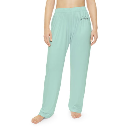Elated Hippie Cozy Women's Pale Sea Foam Pajama Pants for Ultimate Comfort