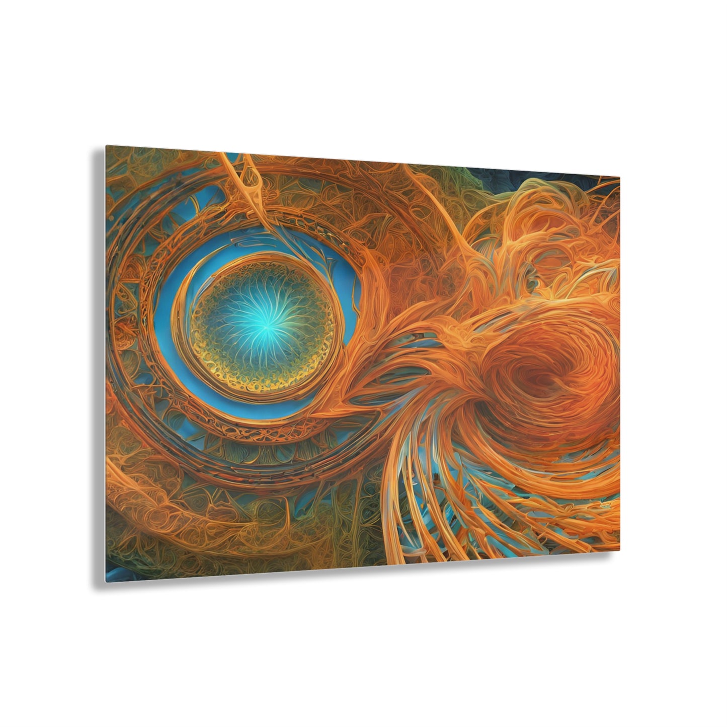 Elated Hippie " Phoenix Jewel" Acrylic Art