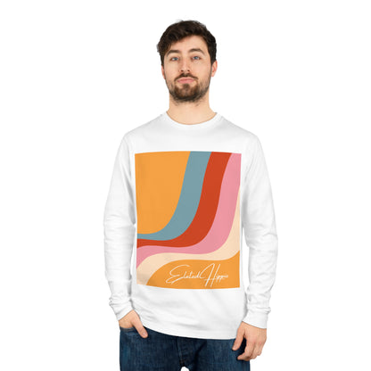 Elated Hippie "Arn't ya Glada" Geometric Long Sleeve Tee for Casual Style
