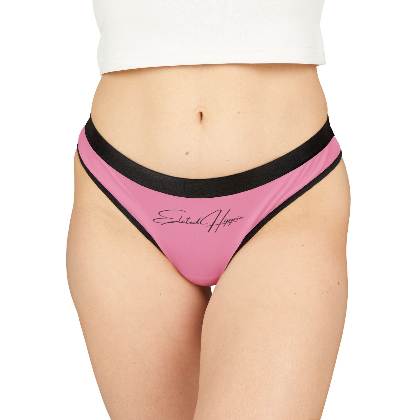 Elated Hippie Comfortable Women's Thongs - Stylish Pink Design