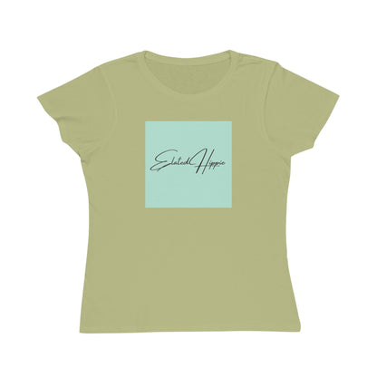 Elated Hippie Organic Pale Sea Foam Women's T-Shirt - Comfortable & Eco-Friendly Casual Wear
