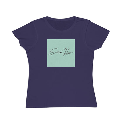 Elated Hippie Organic Pale Sea Foam Women's T-Shirt - Comfortable & Eco-Friendly Casual Wear