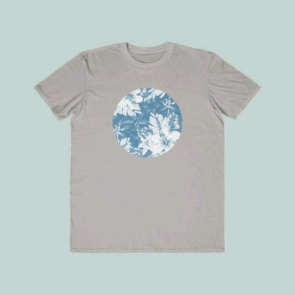 Elated Hippie Men's Lightweight Floral Tee, Casual Wear, Summer Fashion, Beach Vibes, Gift for Him, Everyday Style