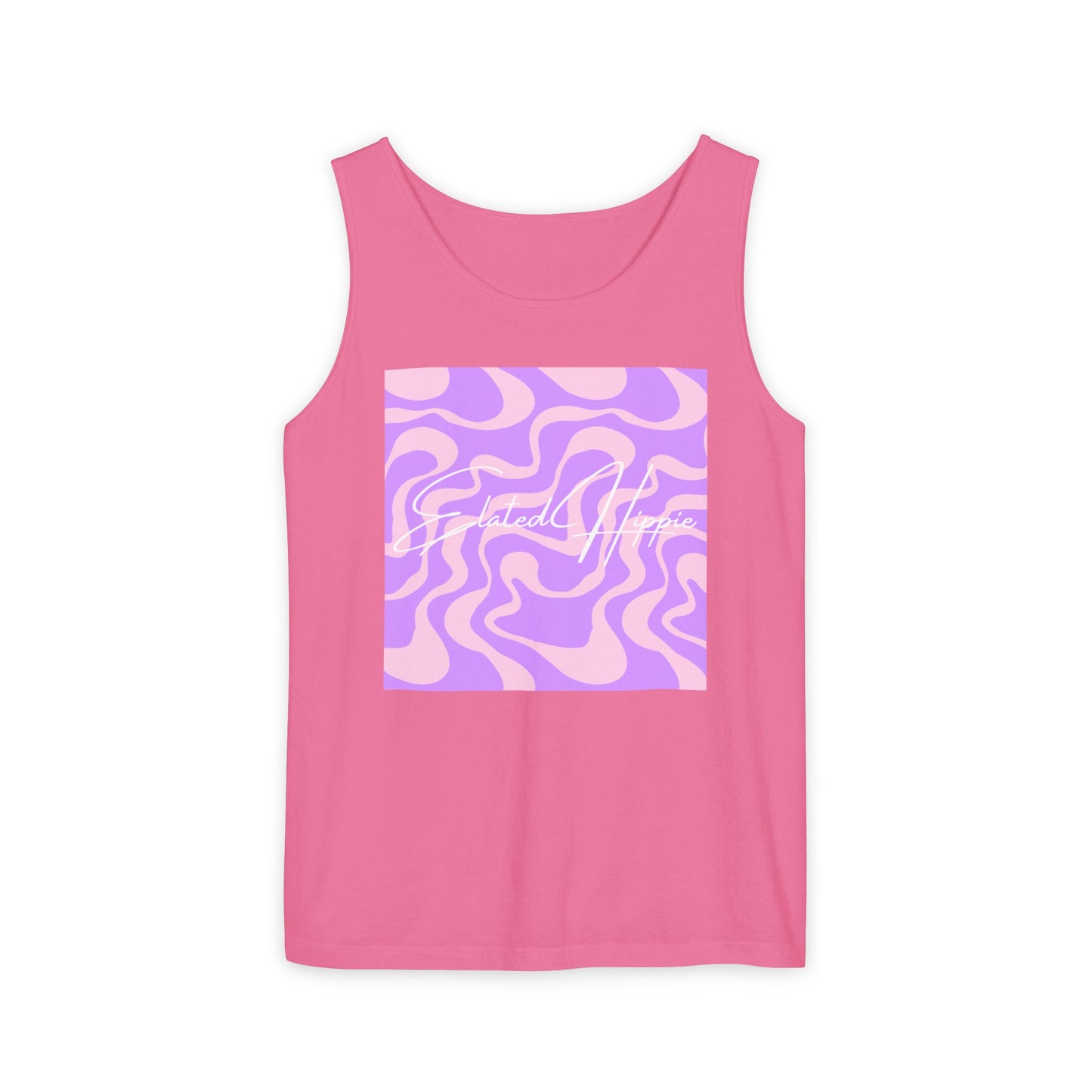 Elated Hippie "Electric Pink" Eco-Friendly Men's Tank Top