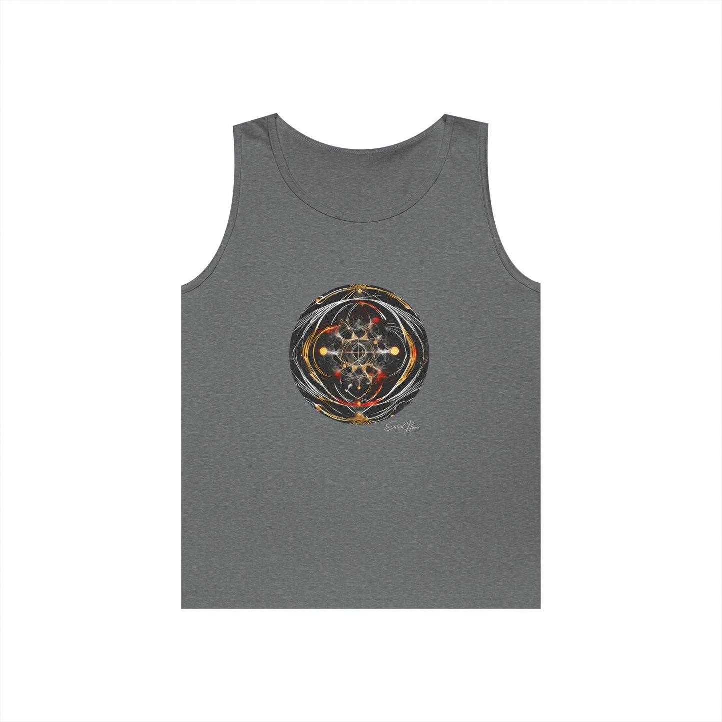 Elated Hippie Archangel Collection "Matrix Within A Matrix" 100% Heavy Cotton Tank Top Men's