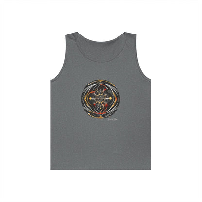 Elated Hippie Archangel Collection "Matrix Within A Matrix" 100% Heavy Cotton Tank Top Men's