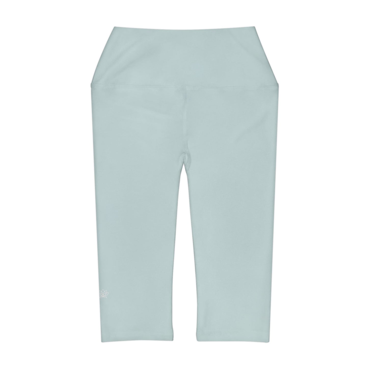 Elated Hippie EmpowerFlex Yoga Capri Leggings - Pale Seafoam