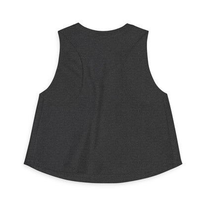 Women's Crop Top — Geometric Agate Pattern Crop Tank Top