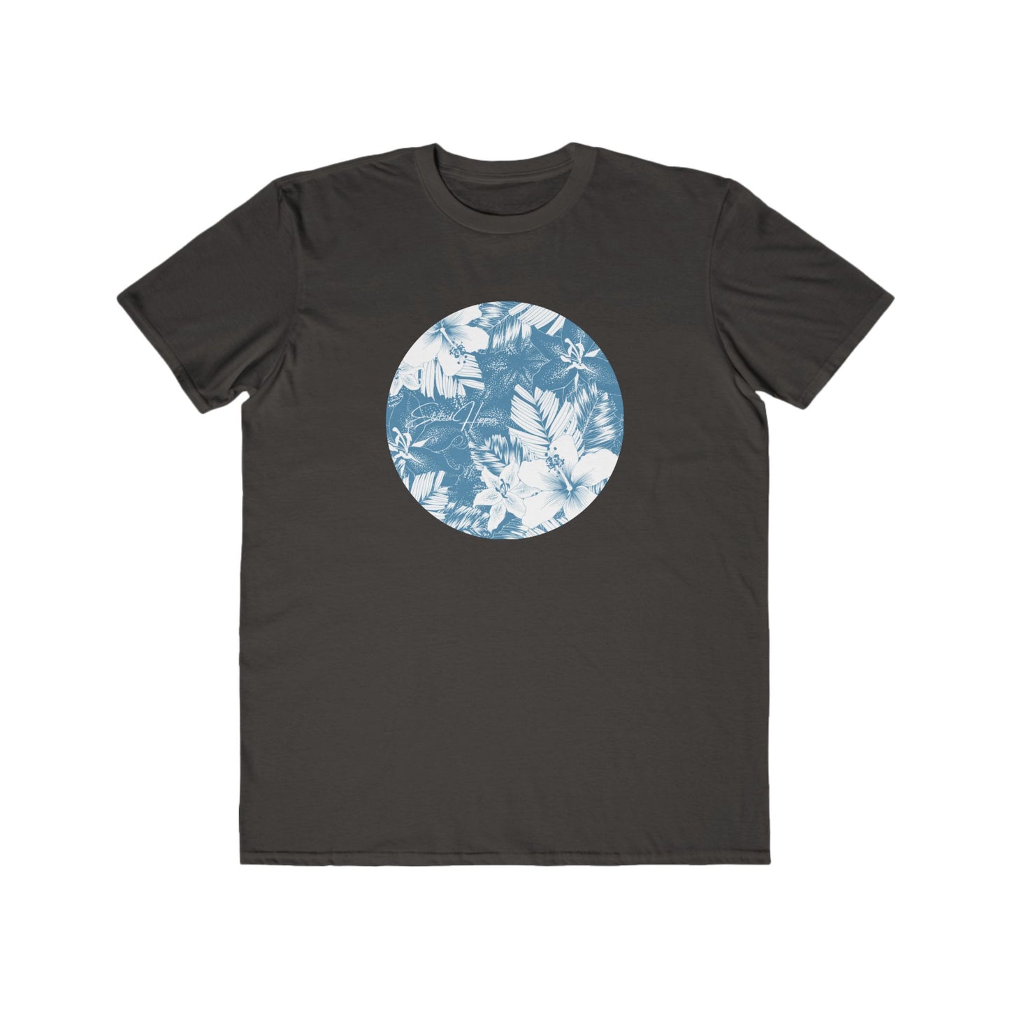 Elated Hippie Men's Lightweight Floral Tee, Casual Wear, Summer Fashion, Beach Vibes, Gift for Him, Everyday Style