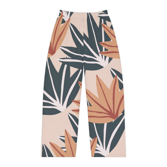 Elated Hippie  Women's Modern Palms Pajama Pants for Ultimate Comfort
