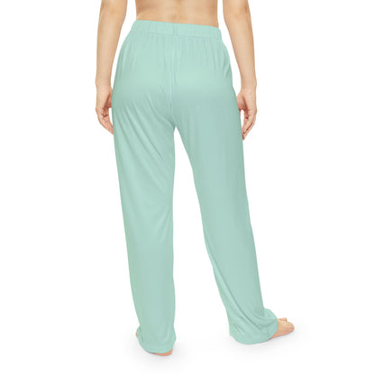 Elated Hippie Cozy Women's Pale Sea Foam Pajama Pants for Ultimate Comfort