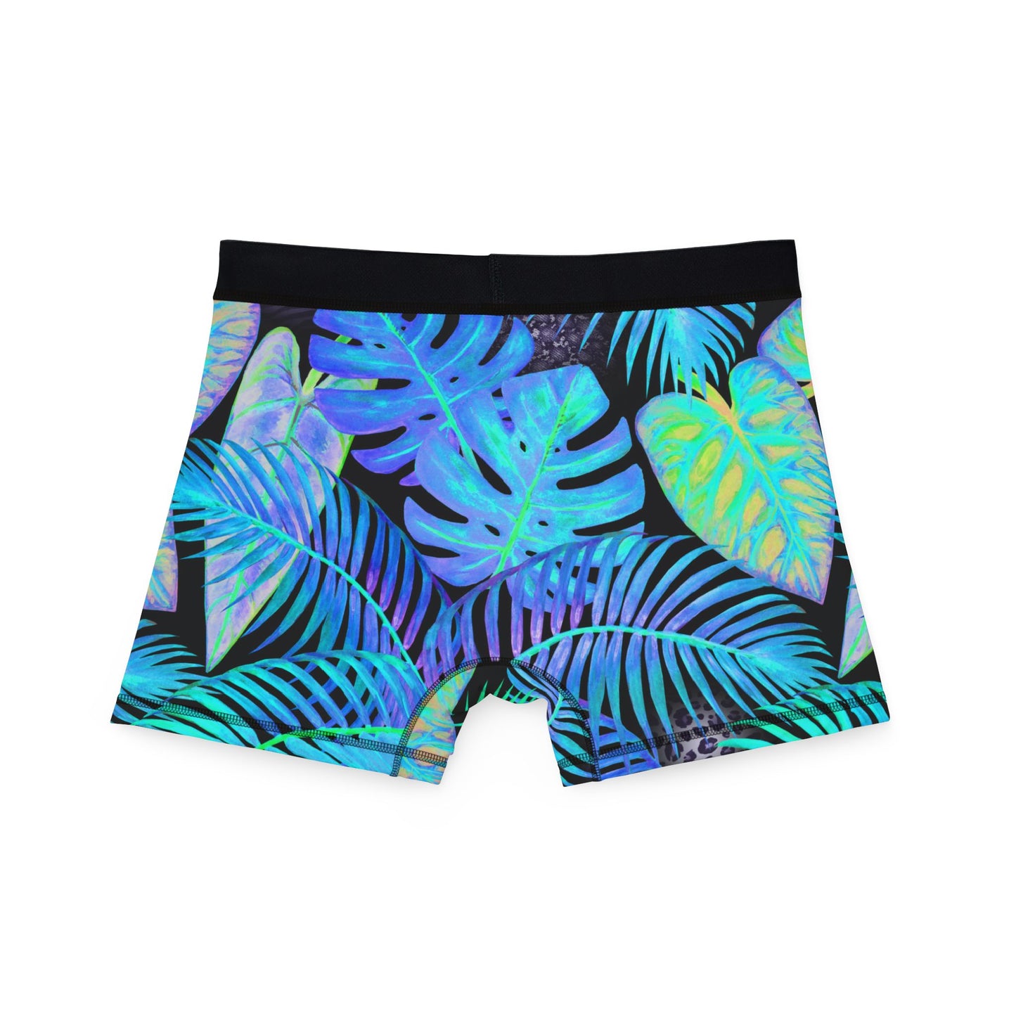 Elated Hippie Premium "Neon Palms"  Men's Boxers