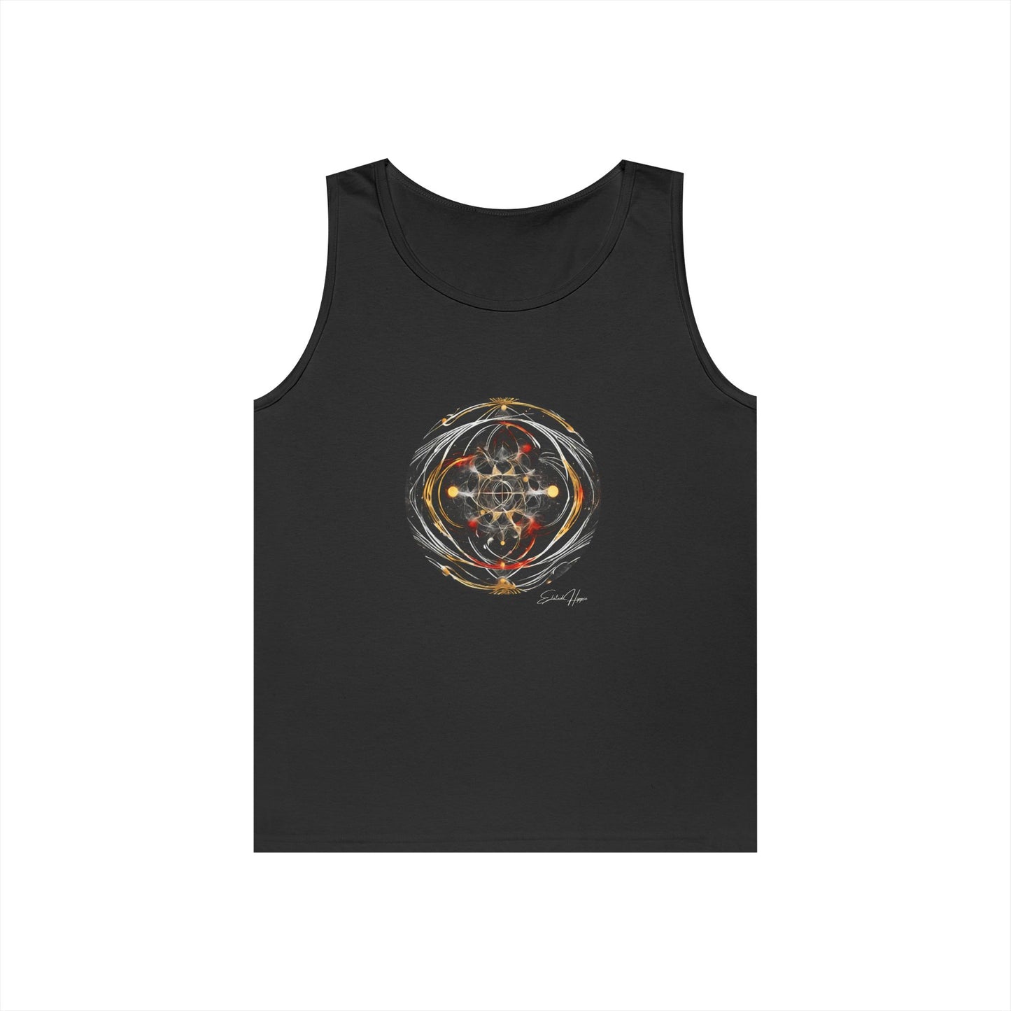 Elated Hippie Archangel Collection "Matrix Within A Matrix" 100% Heavy Cotton Tank Top Men's