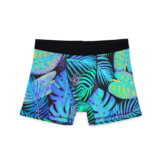 Elated Hippie Premium "Neon Palms"  Men's Boxers