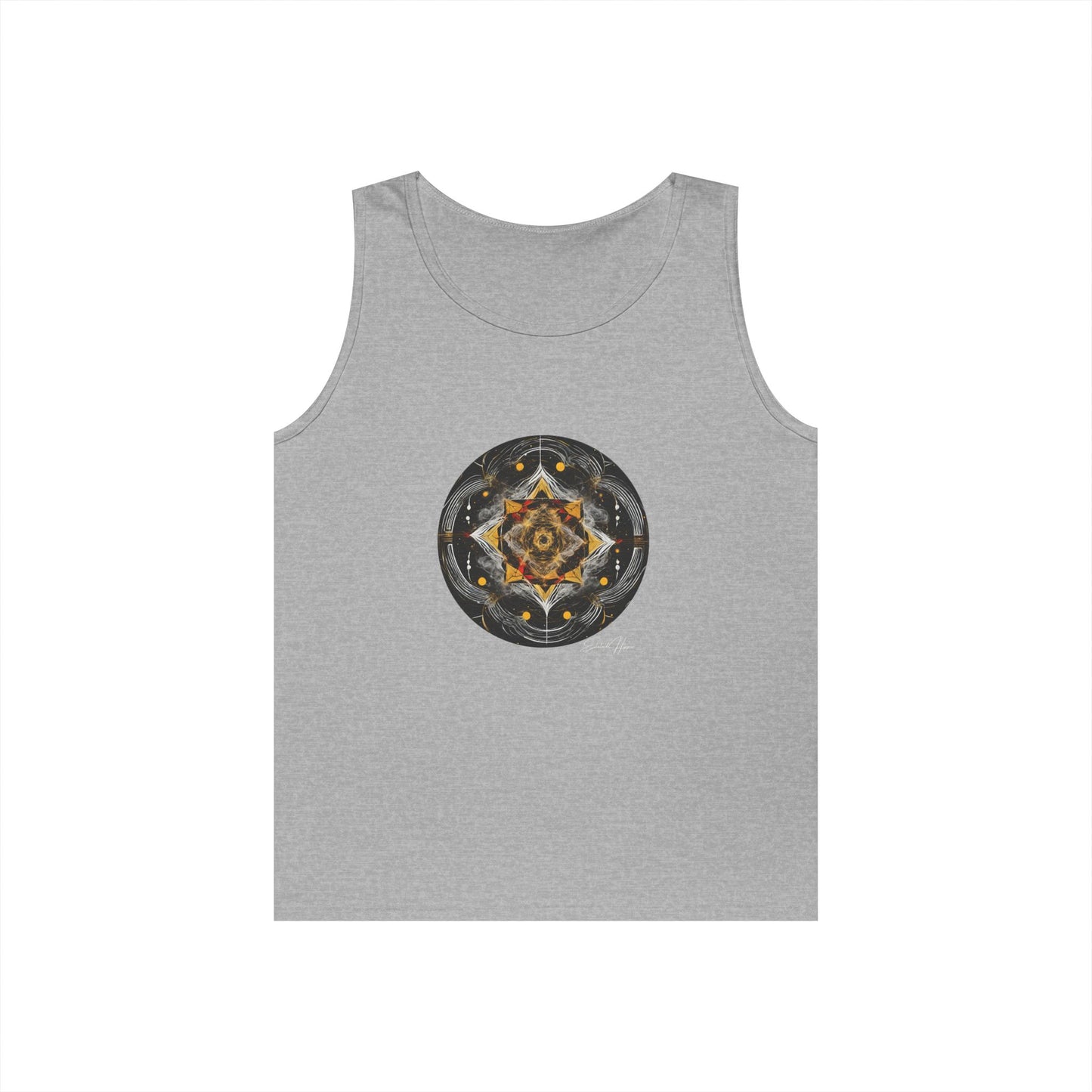 Elated Hippie Archangel Collection "All Seeing Eye" 100% Heavy Cotton Tank Top Men's