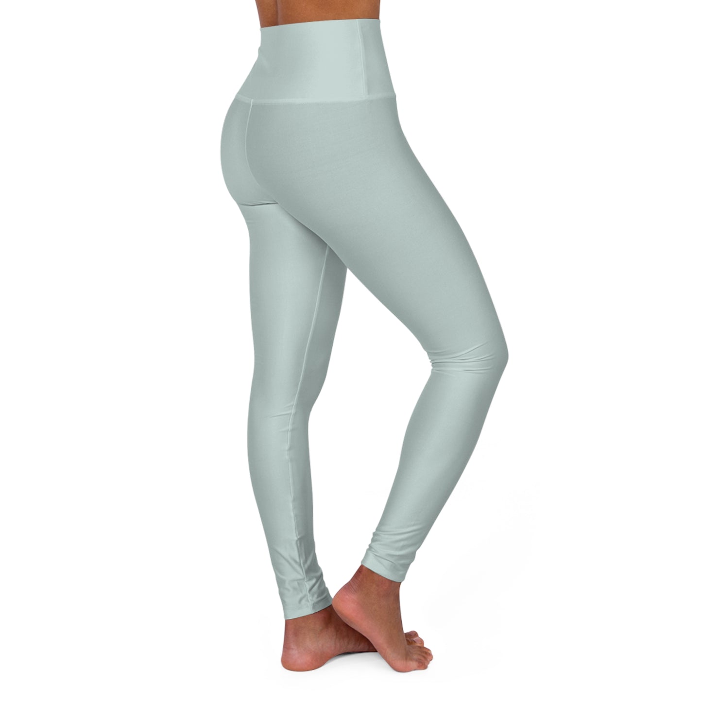 Elated Hippie  High-Waisted Yoga Leggings - Pale Seafoam