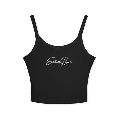 Elated Hippie Ethereal Spaghetti Strap Tank (Black)