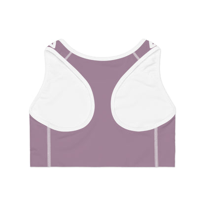 Elated Hippie Lotus Sports Bra- Lavender Frost