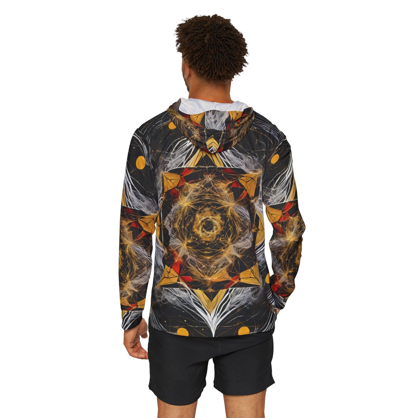 Elated Hippie Archangel Collection "All Seeing Eye " Men's Sports Warmup Hoodie