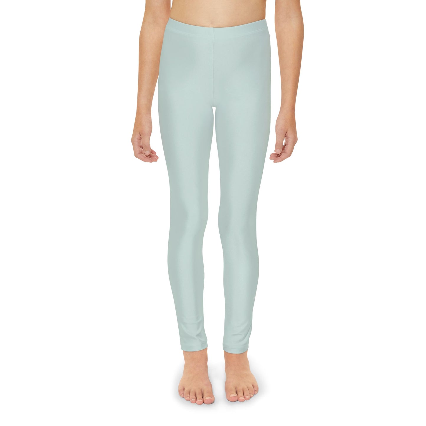 Elated Hippie Girl's Leggings – Soft, Stretchy, and Ready for Fun! 🦄✨ - Pale Seafoam