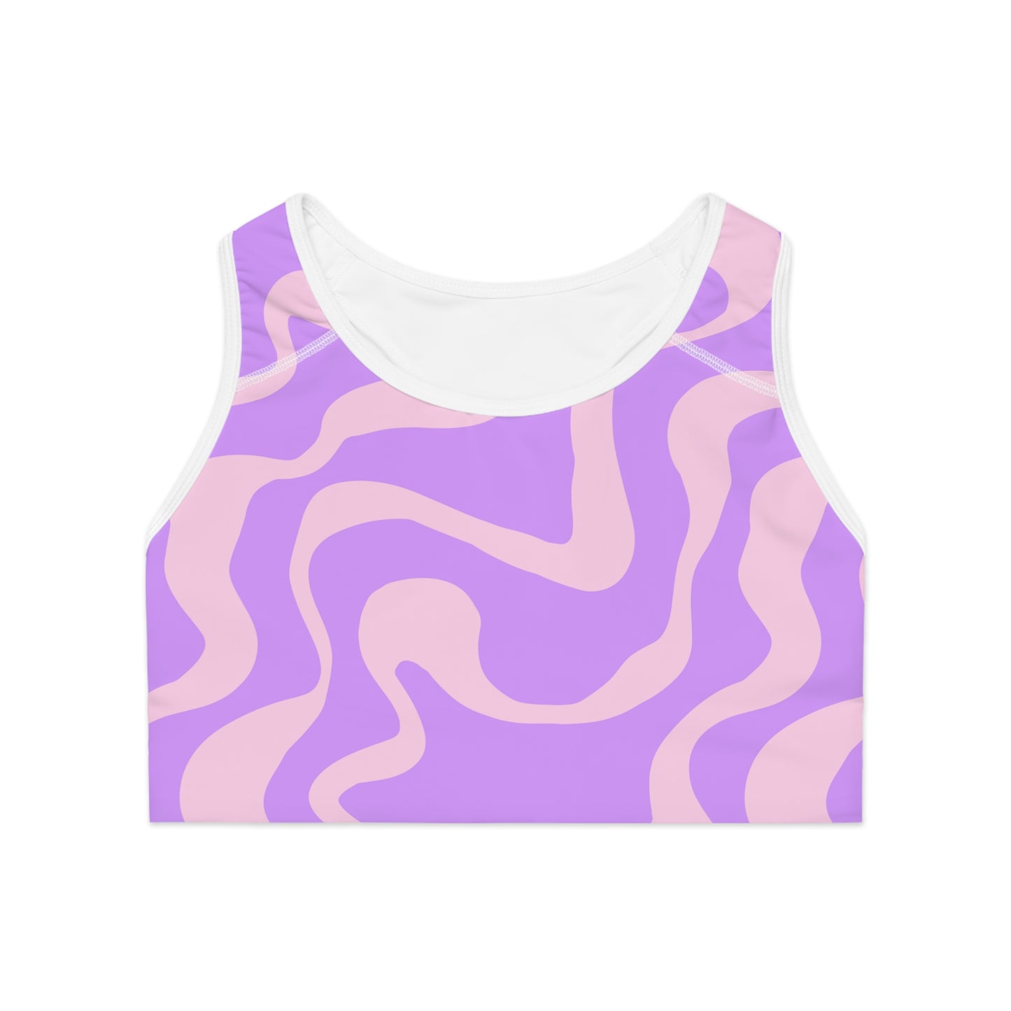 Elated Hippie "Electric Pink" Sports Bra - Stylish Activewear for Fitness Enthusiasts