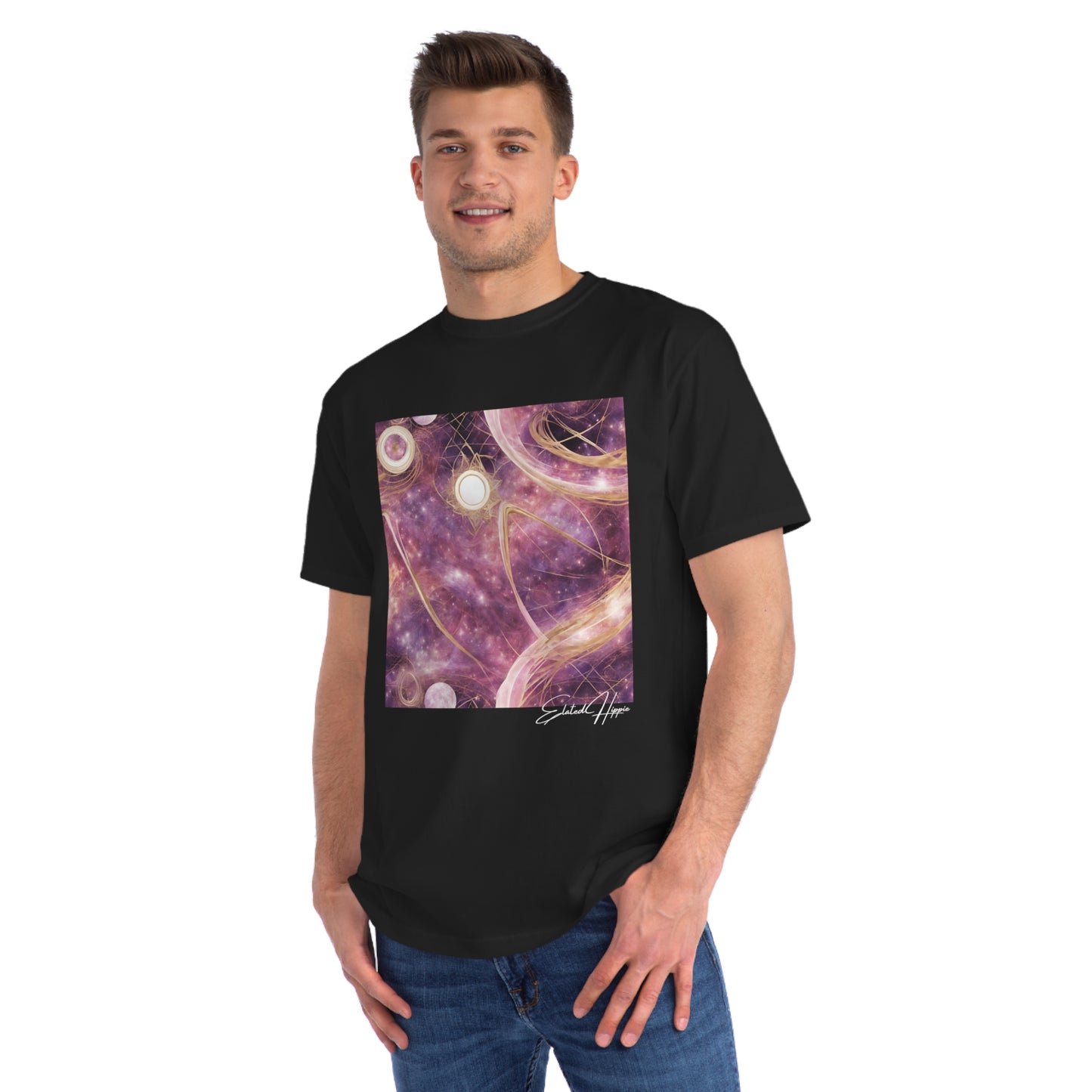 Elated Hippie Chasing Stars 100% Organic Cotton Men's Classic T-Shirt