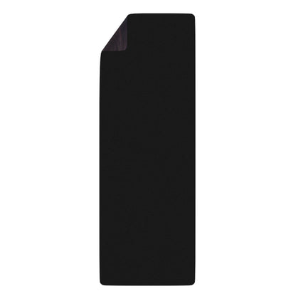 Cosmic Bloom Rubber Yoga Mat — Non-Slip Floral Galaxy Design
