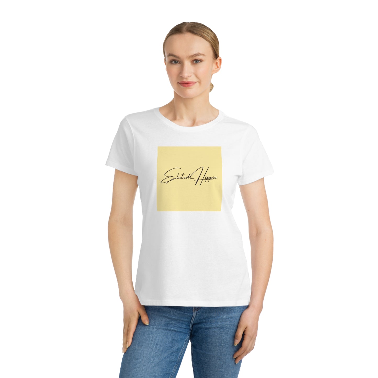 Elated Hippie Sunshine Organic Cotton Women's T-Shirt - Comfortable & Eco-Friendly Casual Wear