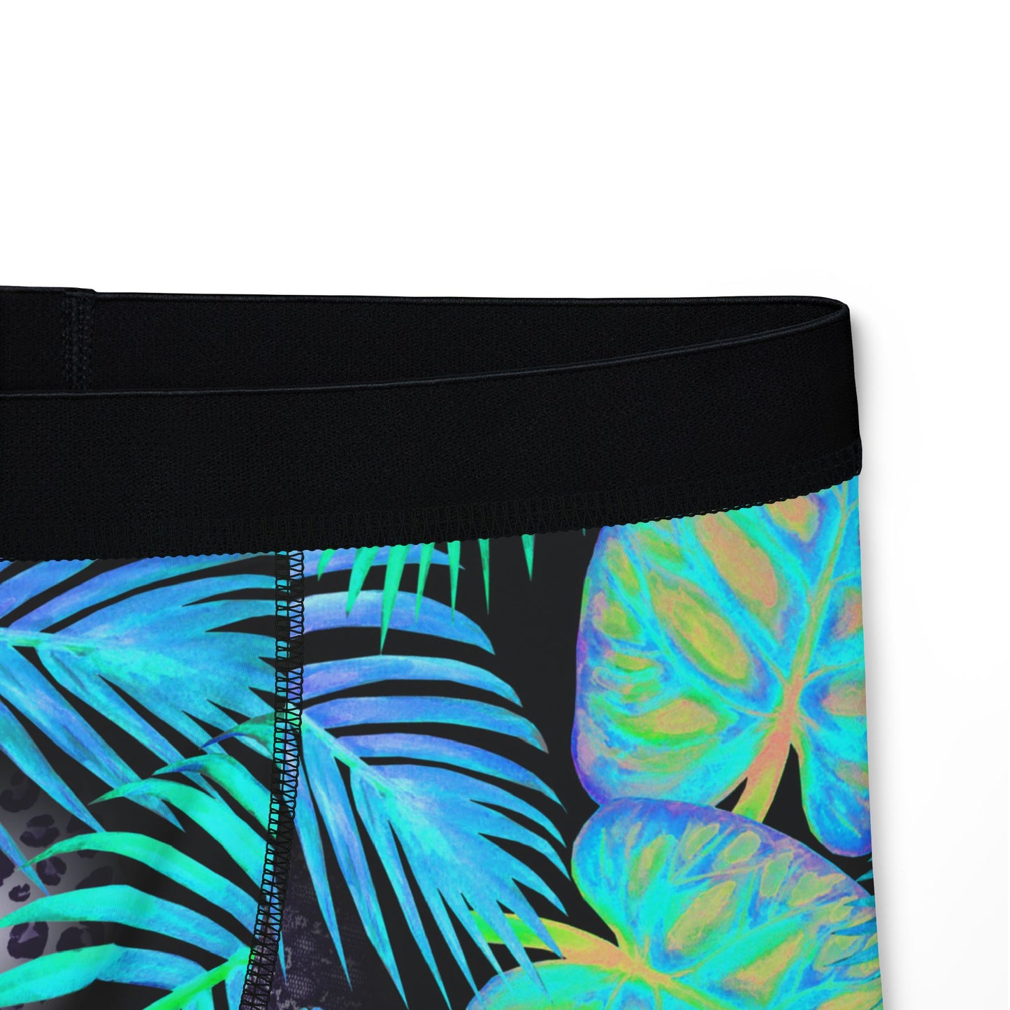 Elated Hippie Premium "Neon Palms"  Men's Boxers