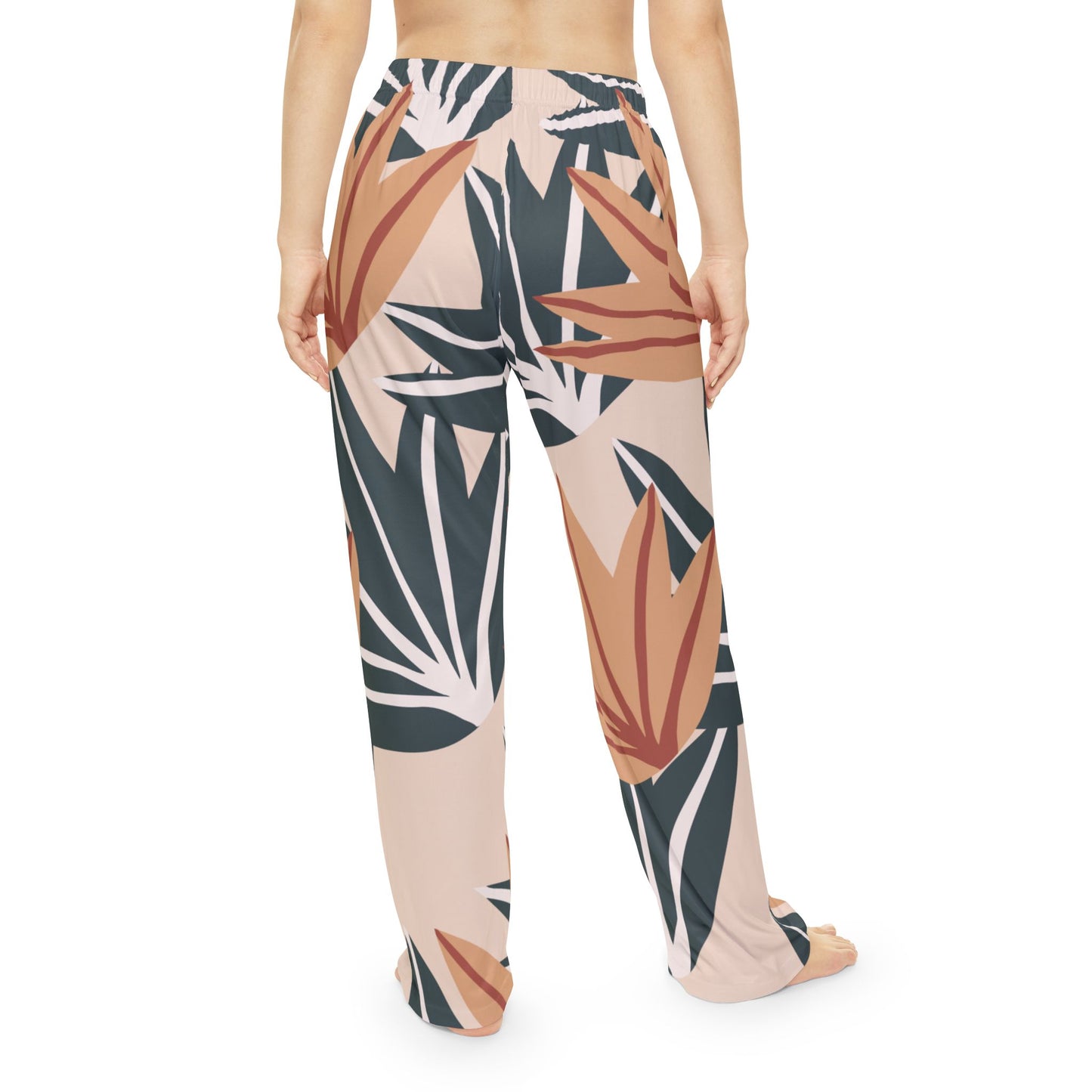Elated Hippie  Women's Modern Palms Pajama Pants for Ultimate Comfort